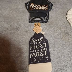 Combo hat and wine sock